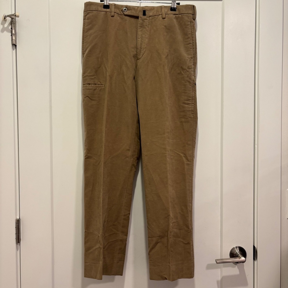 Incotex 1951 Slowear Mens Tan Brown High Comfort Cotton Stretch Trousers Pants